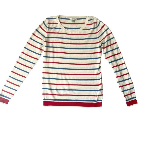 J.Crew Mercantile Women’s 100% Cotton Striped Sweater — XXS - Picture 1 of 6